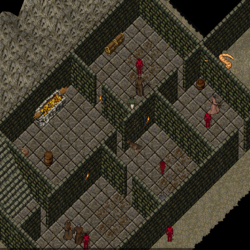 Ultima Online dungeon exploration