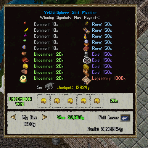 Ultima Online slot machine
